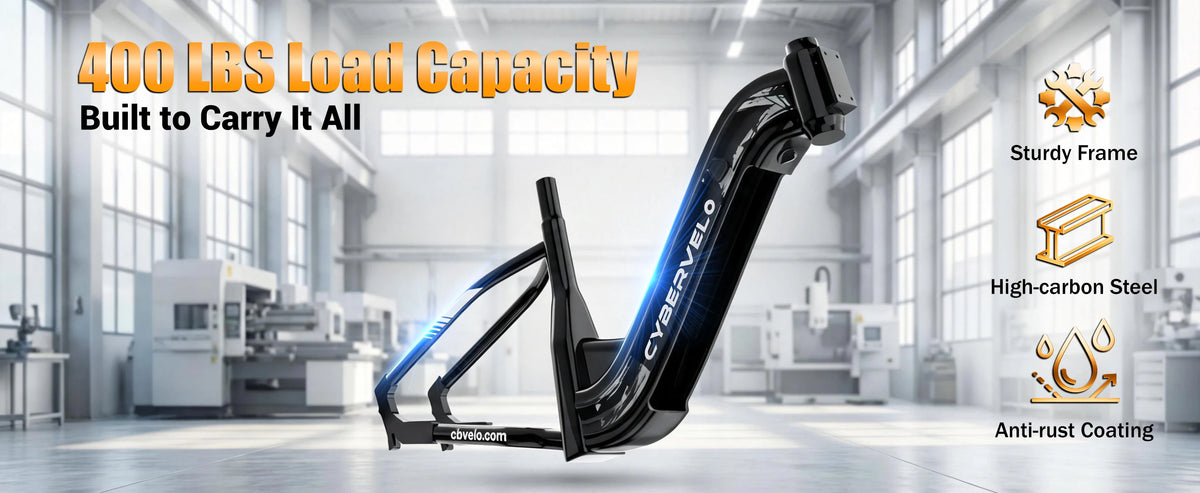 Cycling frame with features highlighted in a modern indoor setting
