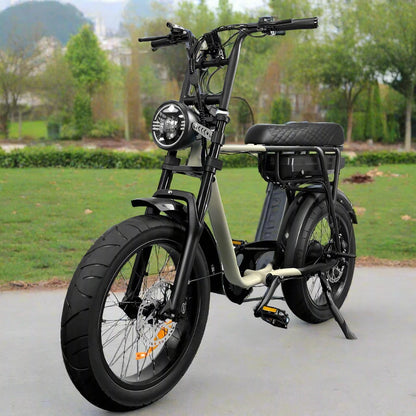 7Go EB Power 48V Electric Bike cream