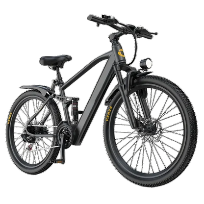 Electric bicycle on a white background