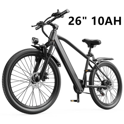 Electric bike with specifications '24'' 10AH' on a white background